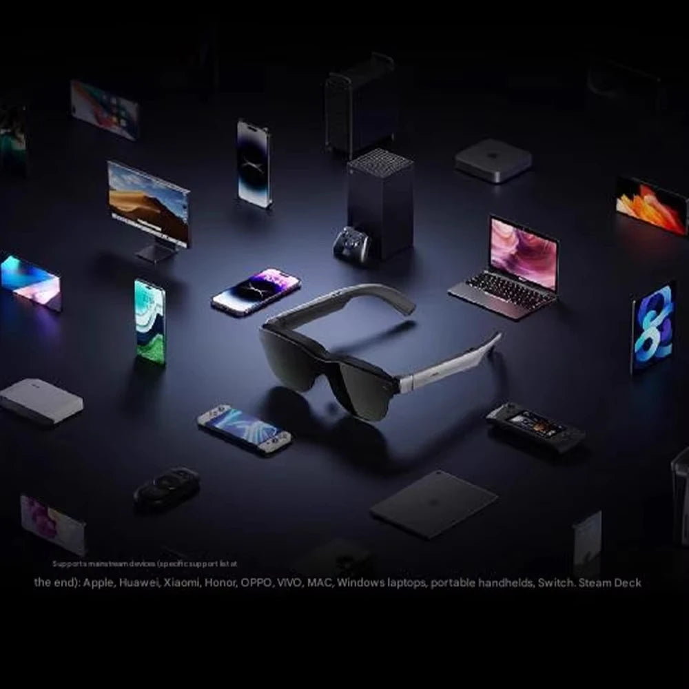 TCL RayNeo Air 3 inteligentné AR okuliare s 120Hz HD prenosným obrovským displejom a ručnou podporou JoyDock