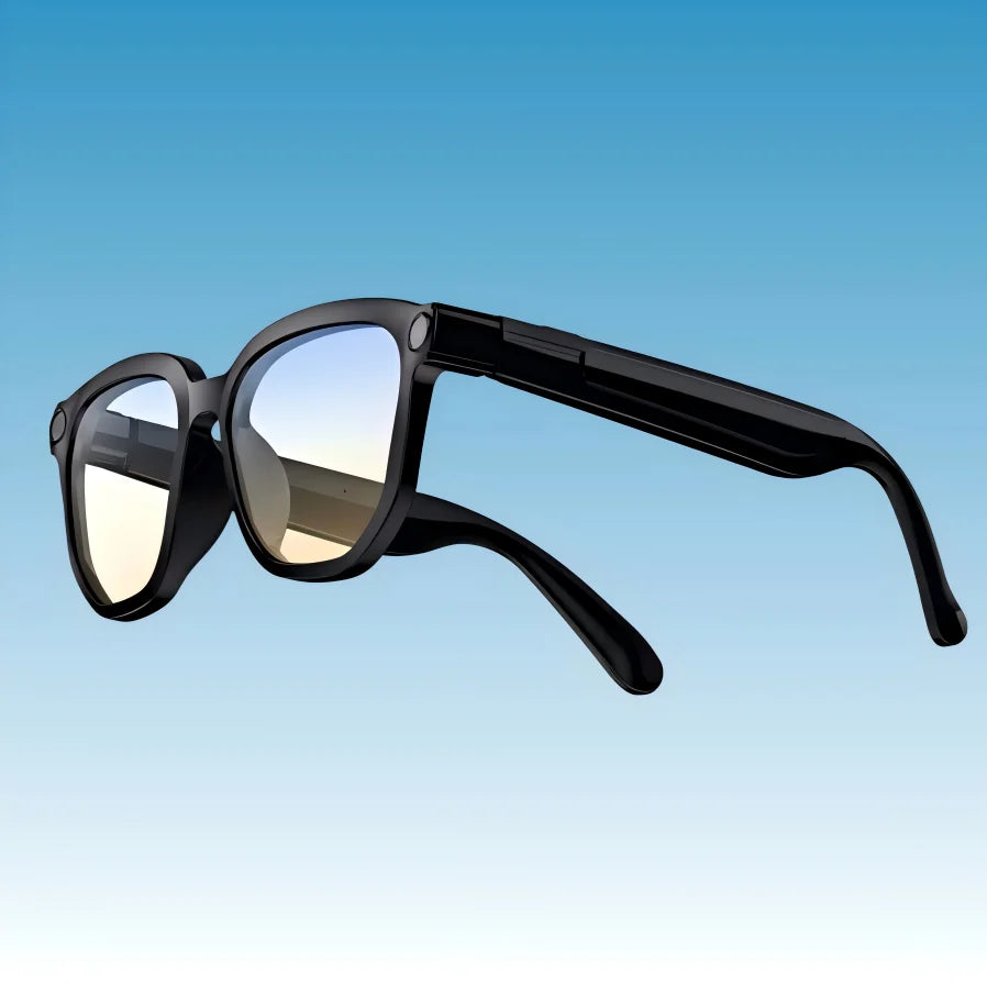 AI inteligentné okuliare s kamerou AI okuliare pre preklad v reálnom čase nositeľné AI okuliare hlasový asistent proti otrasom AI zachytenie