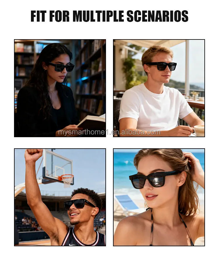 Prvé na svete okuliare na živé vysielanie s AI 1080P kamerou a vysielaním bez použitia rúk